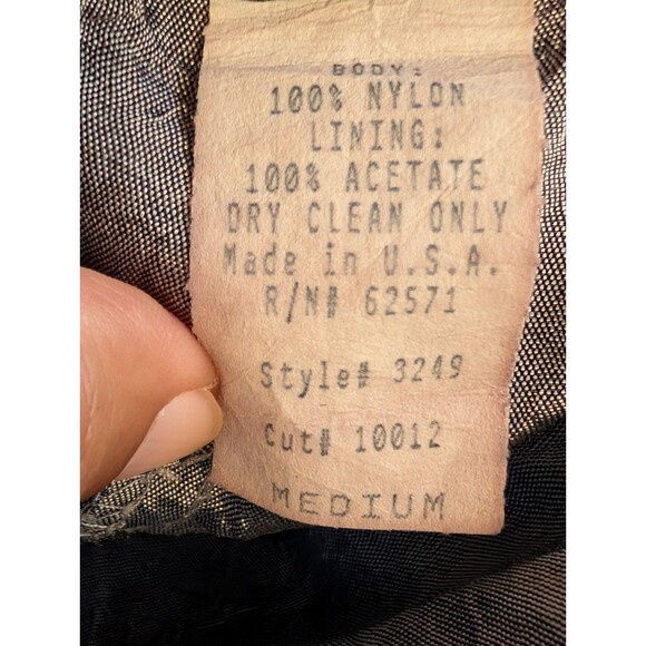 VTG 90s Y2K 'Necessary Objects' Black Crinkled Bubble Hem Maxi Skirt - (Sm/ 26") - Picture 7 of 7